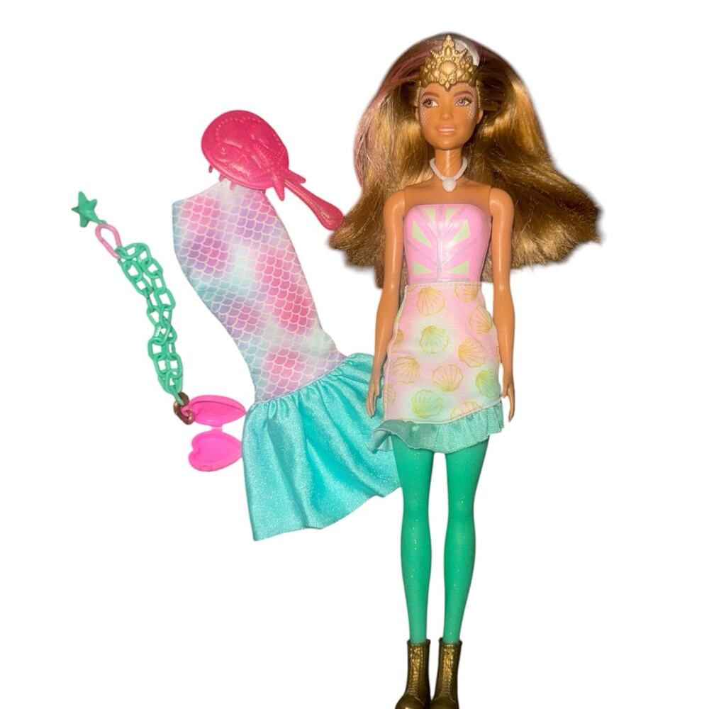Barbie Fantasy Color Reveal Mermaid doll Mattel 2020 & accessories